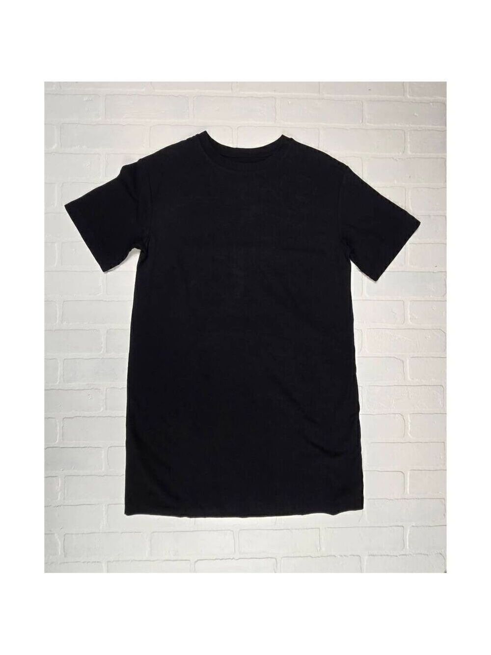Universal Thread Black T-Shirt Dress Small